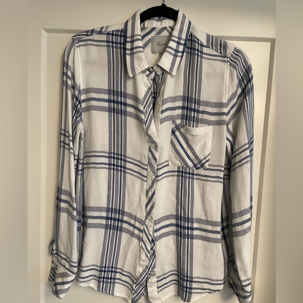 Rails Hunter Button Up In Powder Sky - image 2